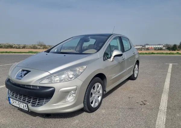 świętokrzyskie Peugeot 308 cena 14800 przebieg: 244000, rok produkcji 2008 z Warszawa